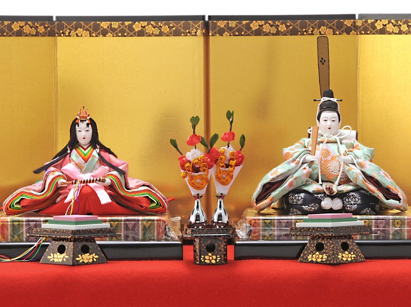 100周年記念祭】雛人形 三段 名匠・逸品飾り 平安光義作 賀茂雛 h243