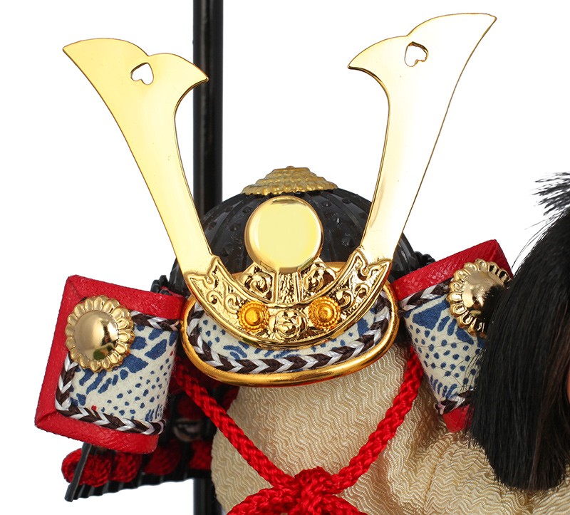 五月人形 金太郎 子供大将飾り 武者人形 幸一光作 鯉飾り 金太 兜持 5号 h245-mi-53001 人形屋ホンポ インテリア 小さい コンパクト - 0