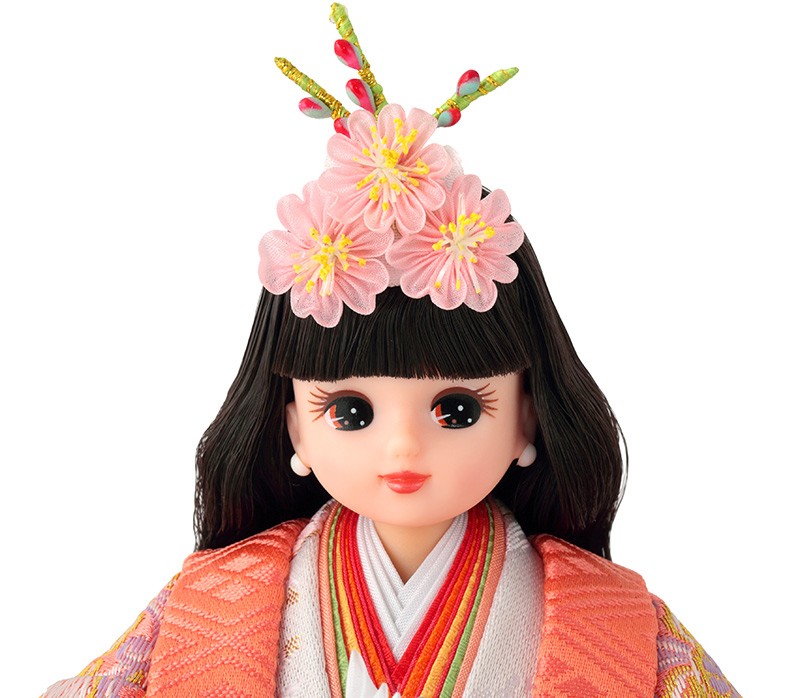 雛人形 リカちゃん 収納飾り リメイク品