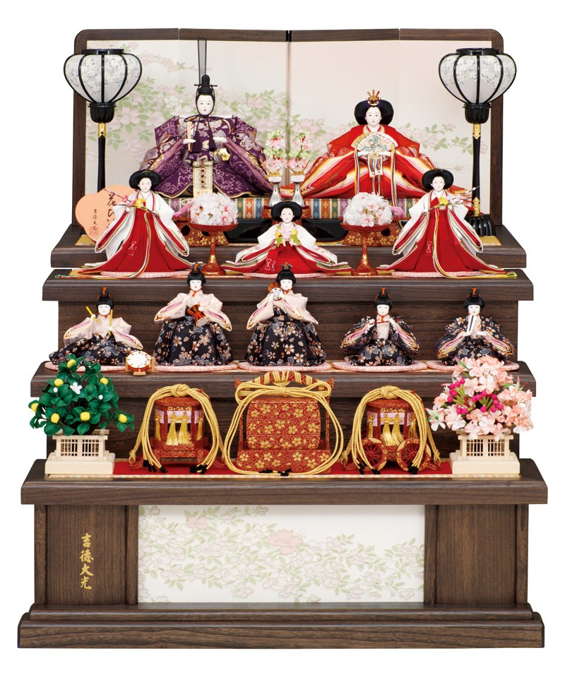 mira 雛人形 吉徳 三段飾り 吉徳大光 【100周年記念祭】雛人形 飾り方 三段 雛 名匠・逸品飾り