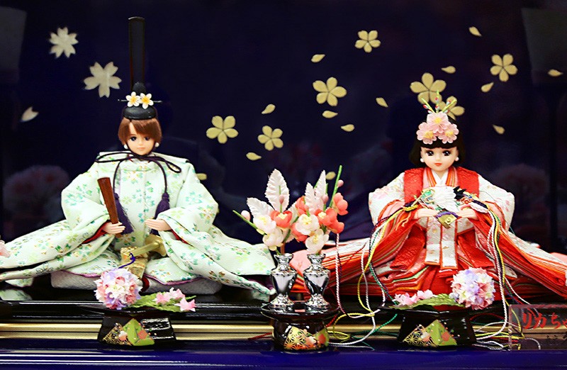 100周年記念祭】雛人形 リカちゃん 久月 ひな人形 平飾り 親王飾り