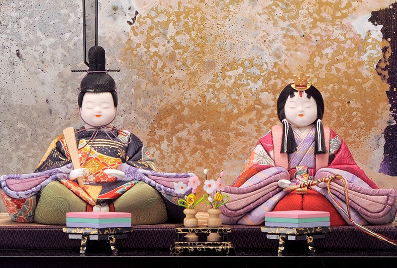 木目込雛五人揃、柿沼東光作 木目込雛五人揃、柿沼東光作 柿沼東光作 花夢 木目込