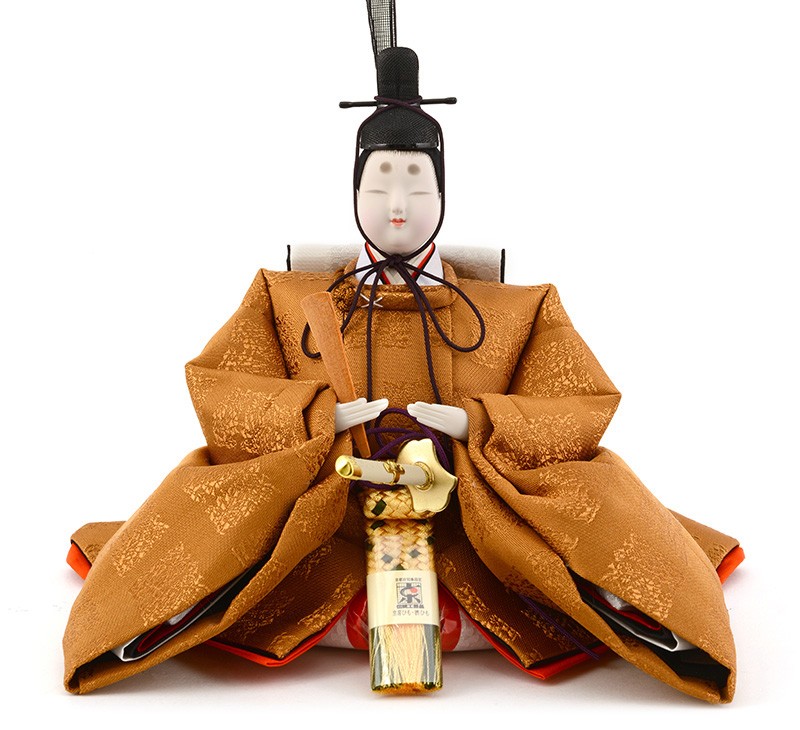 格安日本製真多呂の木目込み雛人形　桐箱入り親王飾り 雛人形・ひな祭り