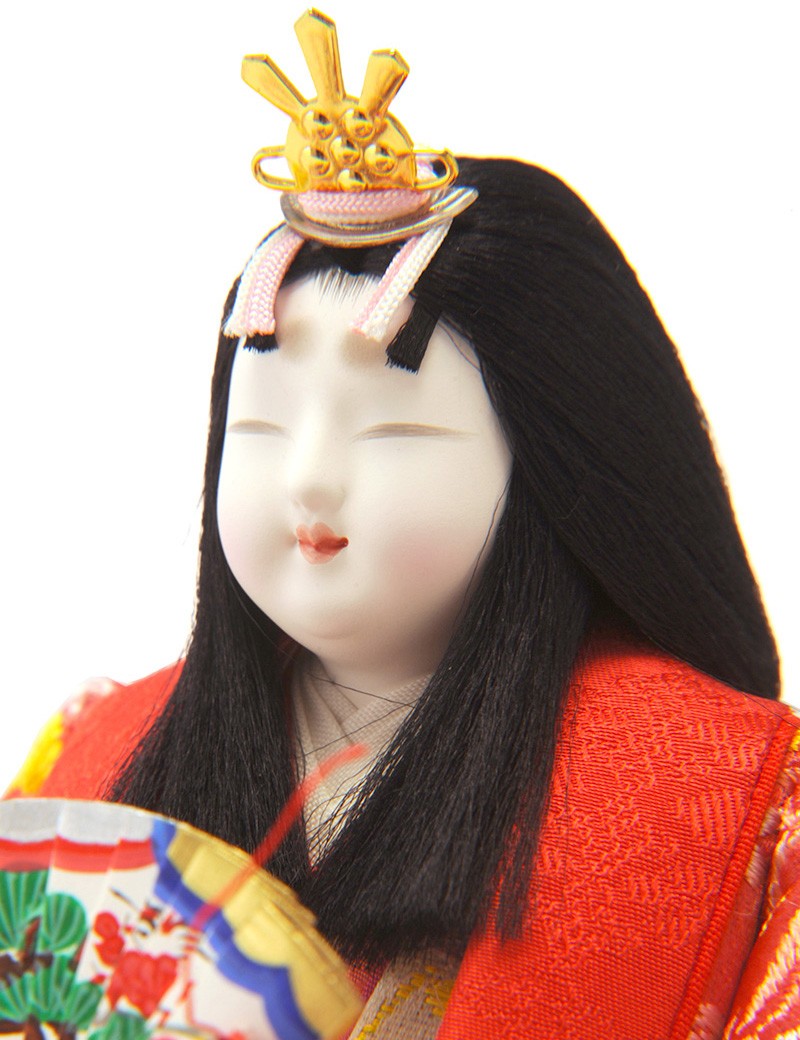 100周年記念祭】雛人形 コンパクト おしゃれ 親王飾り 木目込み 真多呂