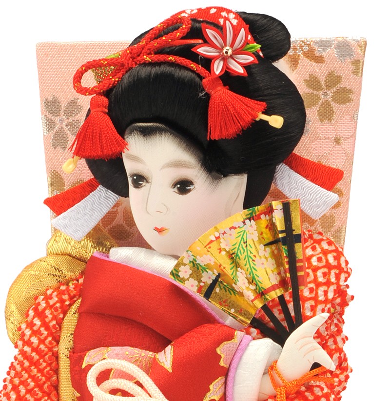 吉徳大光 羽子板 初正月 単品 伝統工芸 手造り 鹿の子絞り 本押絵仕様