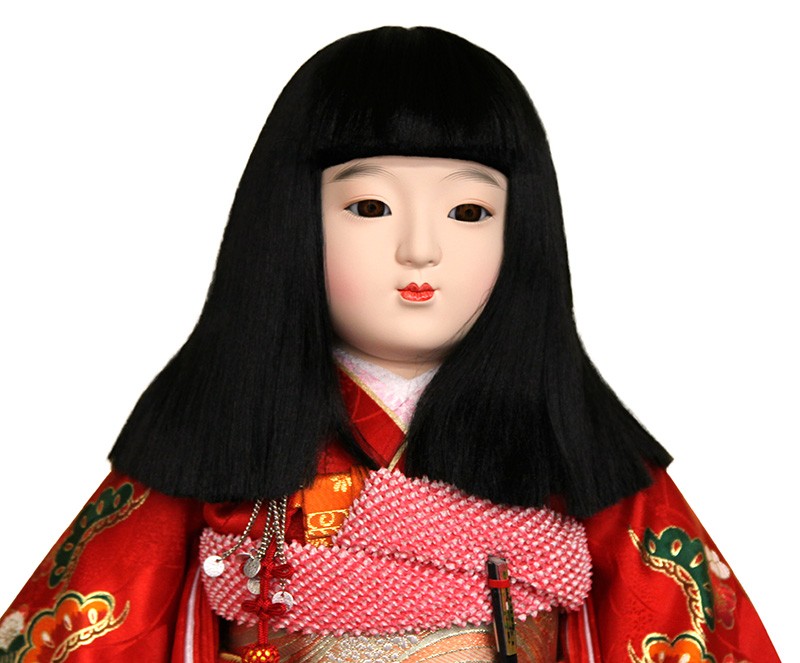 久月 雛人形 飾り方 ひな人形 雛 市松人形 金彩友禅 h023-k