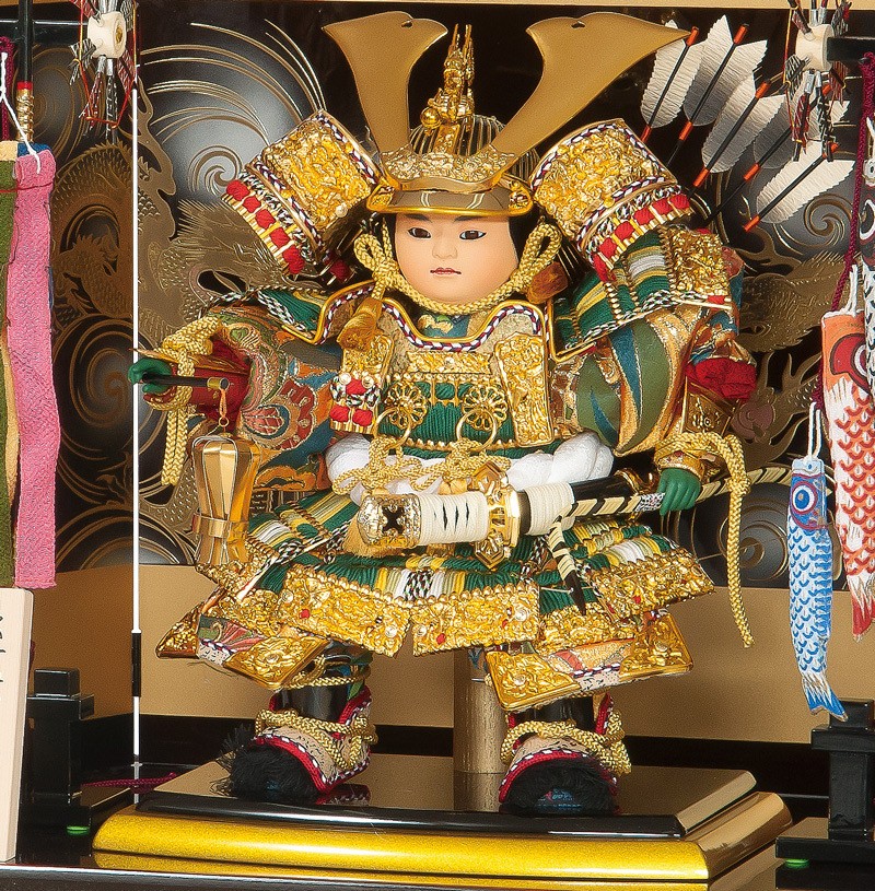 平安豊久 【100周年記念祭】五月人形 豊久 子供大将飾り 武者人形 平