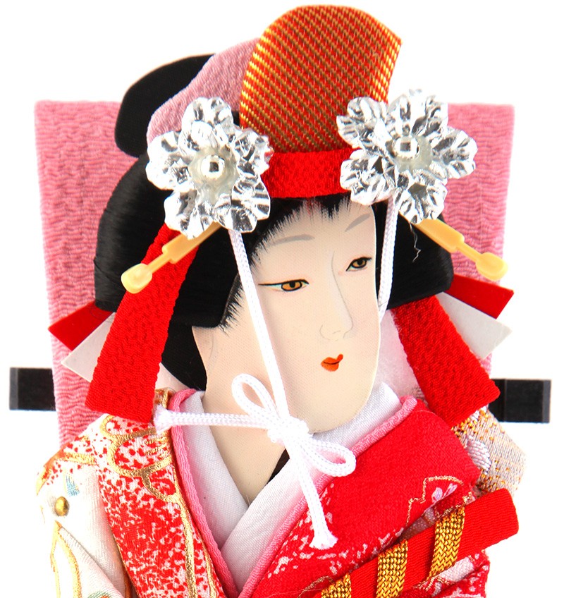 久月 羽子板 お祝い 初正月 コンパクト ミニ 豆羽子板 汐汲 6寸