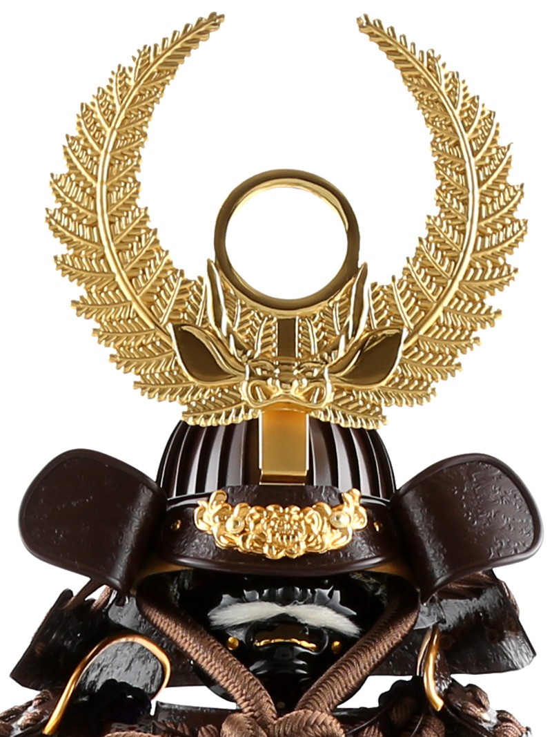 宝童作 五月人形 徳川家康公 鎧平飾り 鎧飾り 二曲飾り 忠保作 伊予小