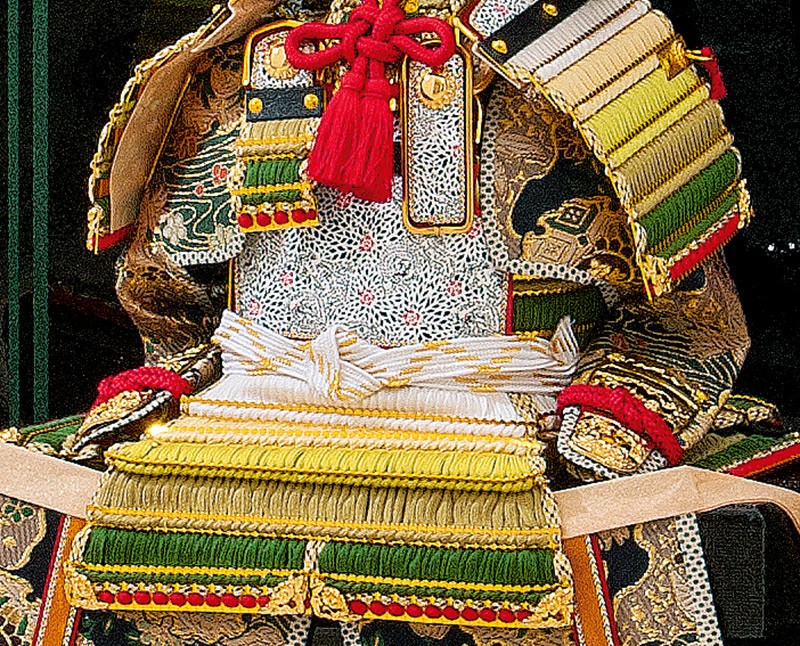 平安豊久 五月人形 豊久 鎧平飾り 鎧飾り 武蔵朔太郎作 萌黄裾濃 正