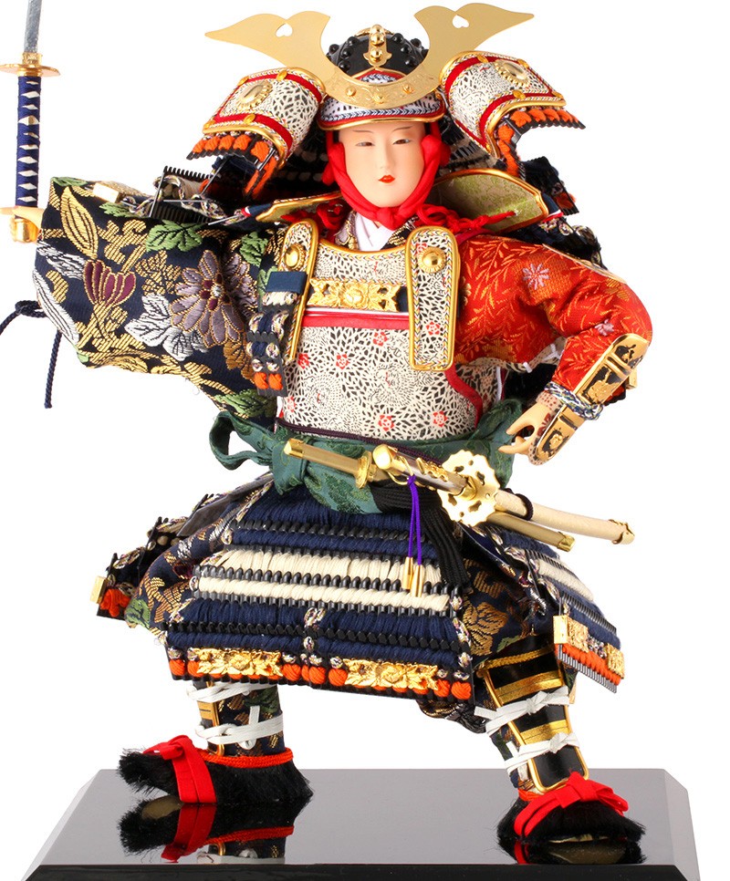 100周年記念祭】五月人形 武者人形 平飾り 津田蓬生作 平安武者 勝鬨
