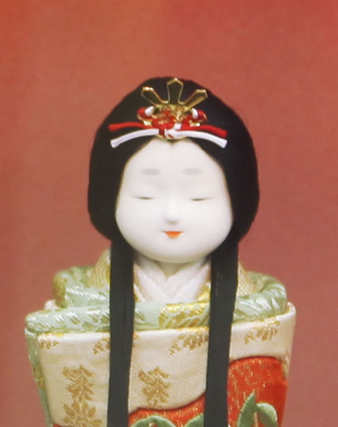 久月 雛人形 ひな人形 雛 木目込人形飾り ケース飾り 親王飾り 立雛