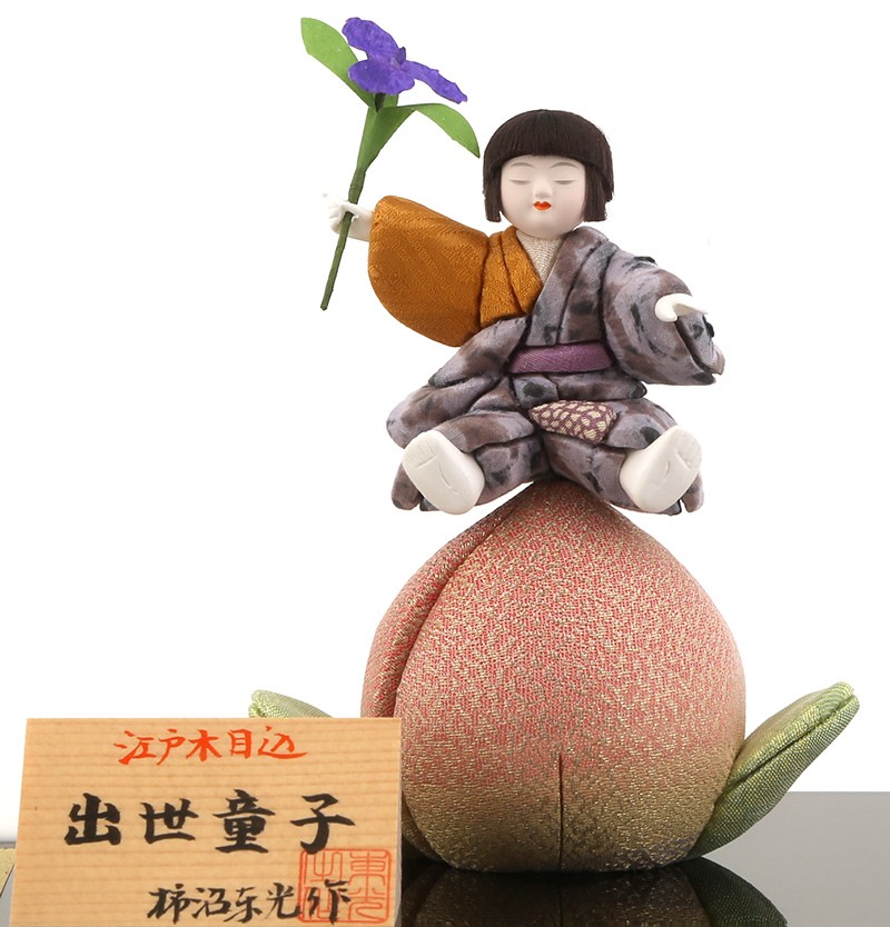 五月人形　木目込み人形⭐️柿沼東光作　ガラスケース入り mi-kt5-1643-100_3.jpg
