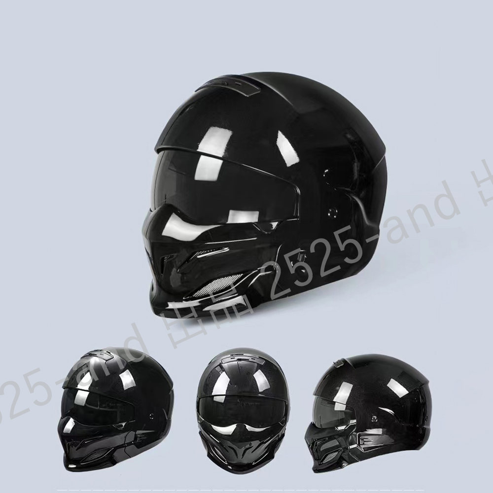 フルフェイスヘルメット バイクフルフェイスヘルメットジェットヘルメット 組合せ武士ヘルメットハーフヘルメット バイク用品 :xu0121