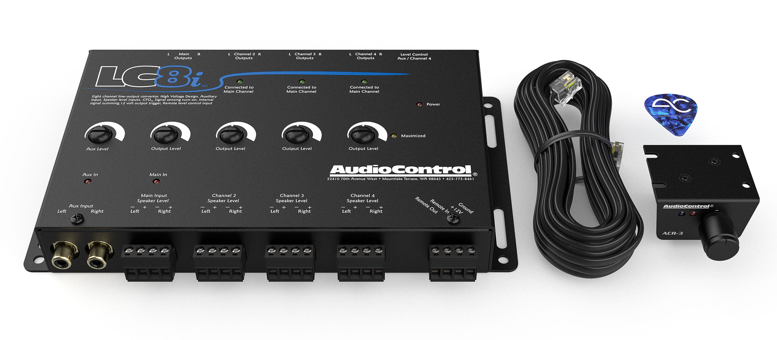 オーディオコントロール 正規輸入品 LC8i 8ch AUX入力付きライン出力