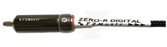 カーオーディオ f2music ZERO-R/1.0m DIGITAL F2ミュージック ZERO-R RCAケーブル 1,0メートル プレミアムロジウム