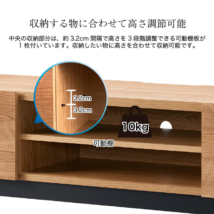 木製テレビ台 ローボード テレビ台 ローボード 176センチ 木製 〜77型 TV台 AVボード テレビ