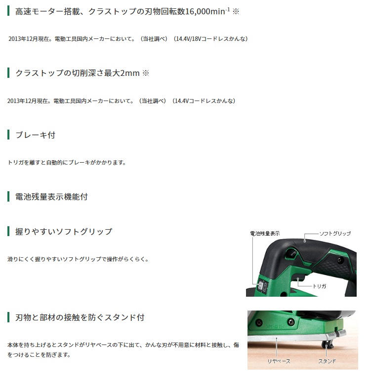 HiKOKI（ハイコーキ） コードレスカンナ P18DSL(NN)+バッテリ