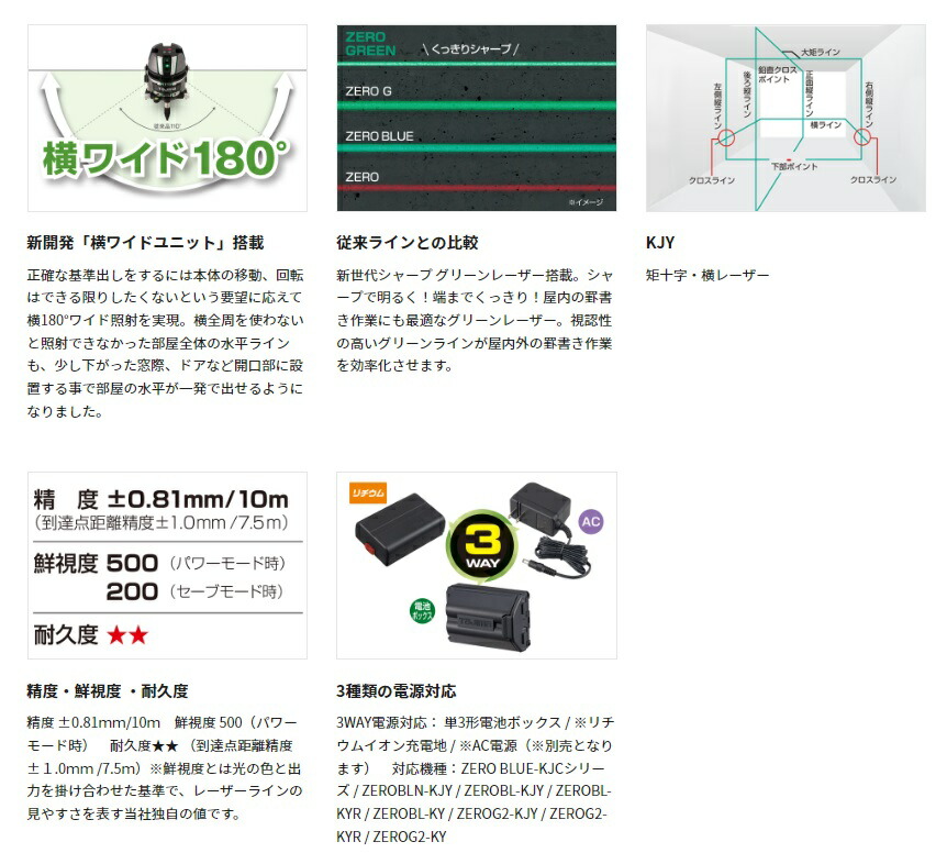 人気定番新作★タジマ ZERO G ゼロジ— KY 矩・横 ZEROG-KY　902-T2201　ITUR3UFOIIEV その他