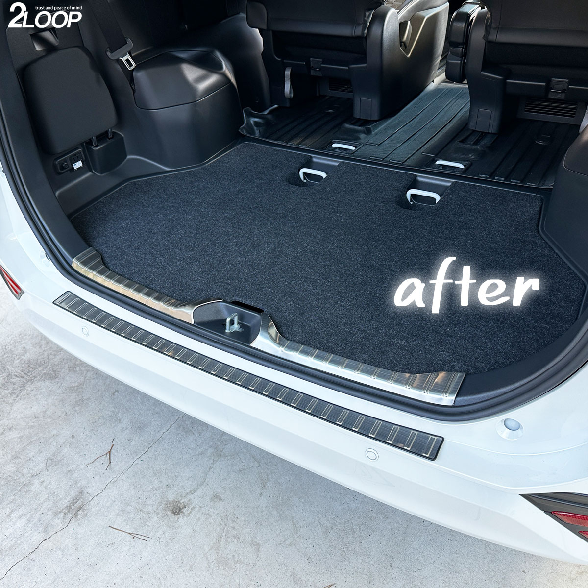 ノア ヴォクシー 90系 カスタムパーツ ラゲッジ リア スカッフプレート