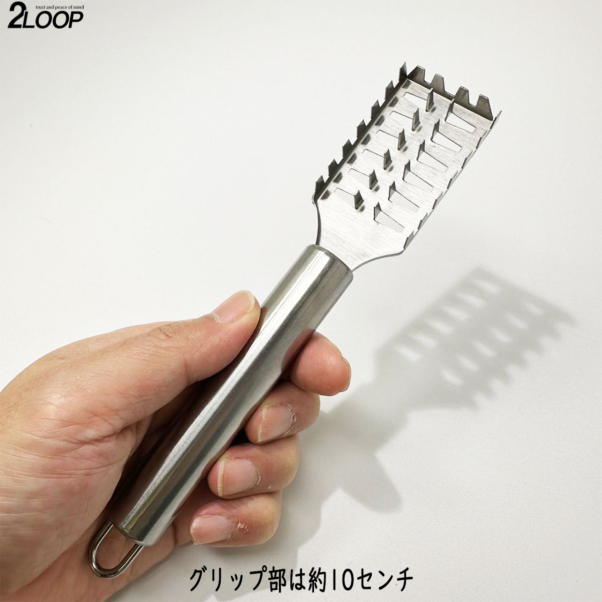 すっきり うろこ取り ステンレス 飛び散りにくい構造 魚 料理 捌く 際
