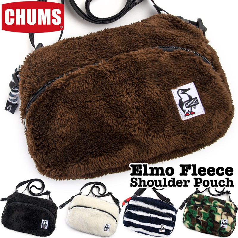Chums チャムス ショルダーバッグ エルモフリース ショルダーポーチ Elmo Fleece Shoulder Pouch Cm 5 2m50cm 通販 Yahoo ショッピング