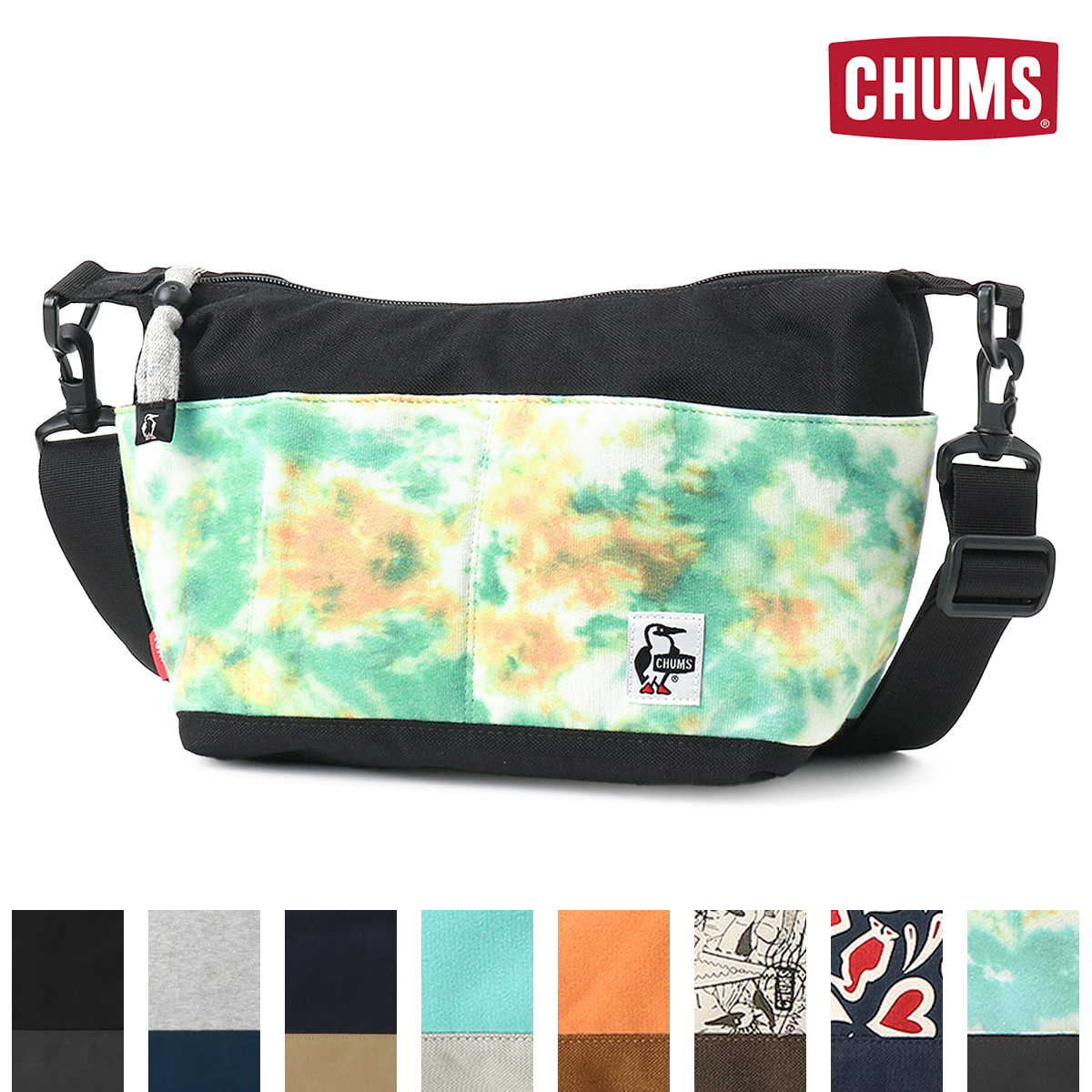 CHUMS チャムス ショルダーバッグ コレクトショルダー Collect Shoulder Sweat Nylon | CHUMS | 08