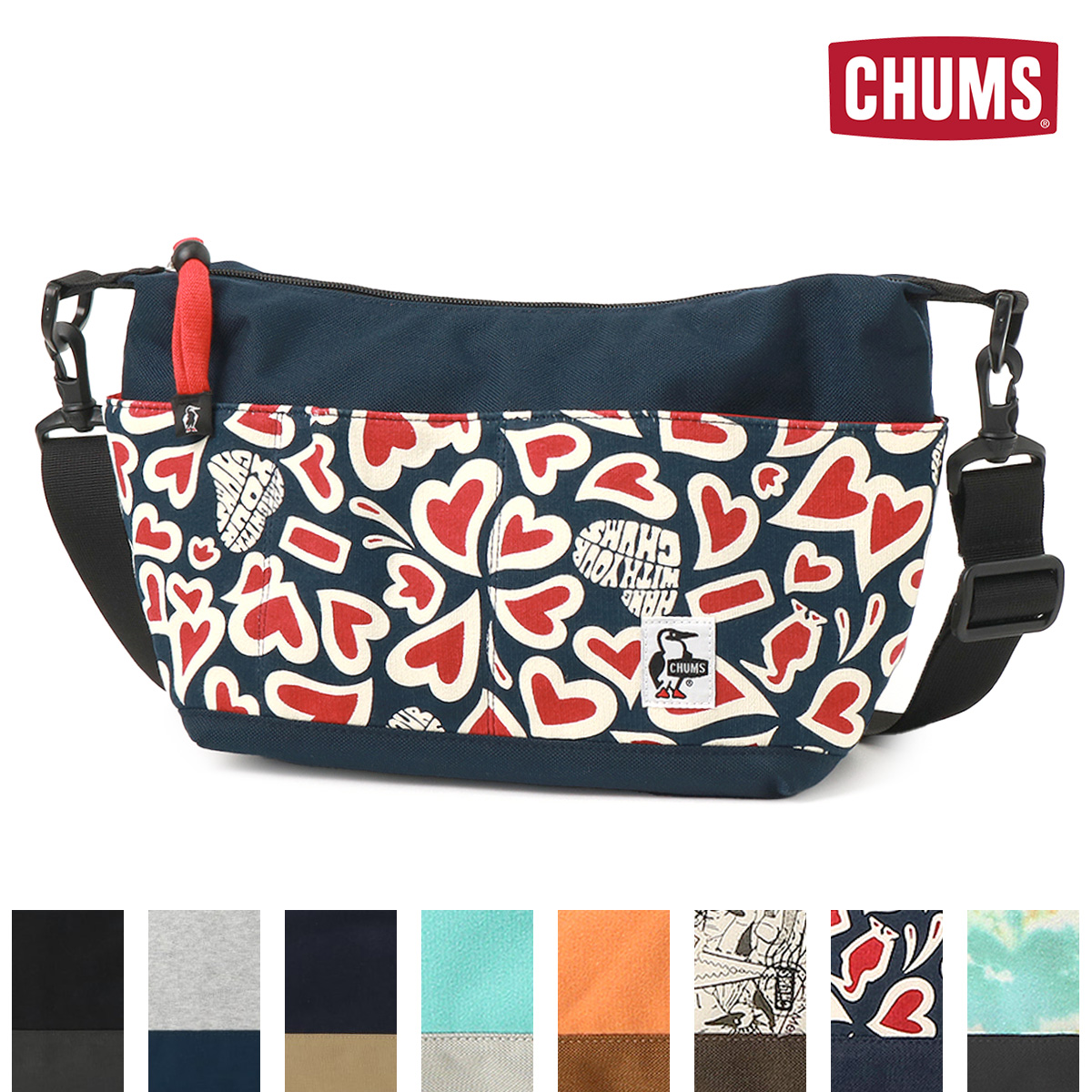 CHUMS チャムス ショルダーバッグ コレクトショルダー Collect Shoulder Sweat Nylon | CHUMS | 07