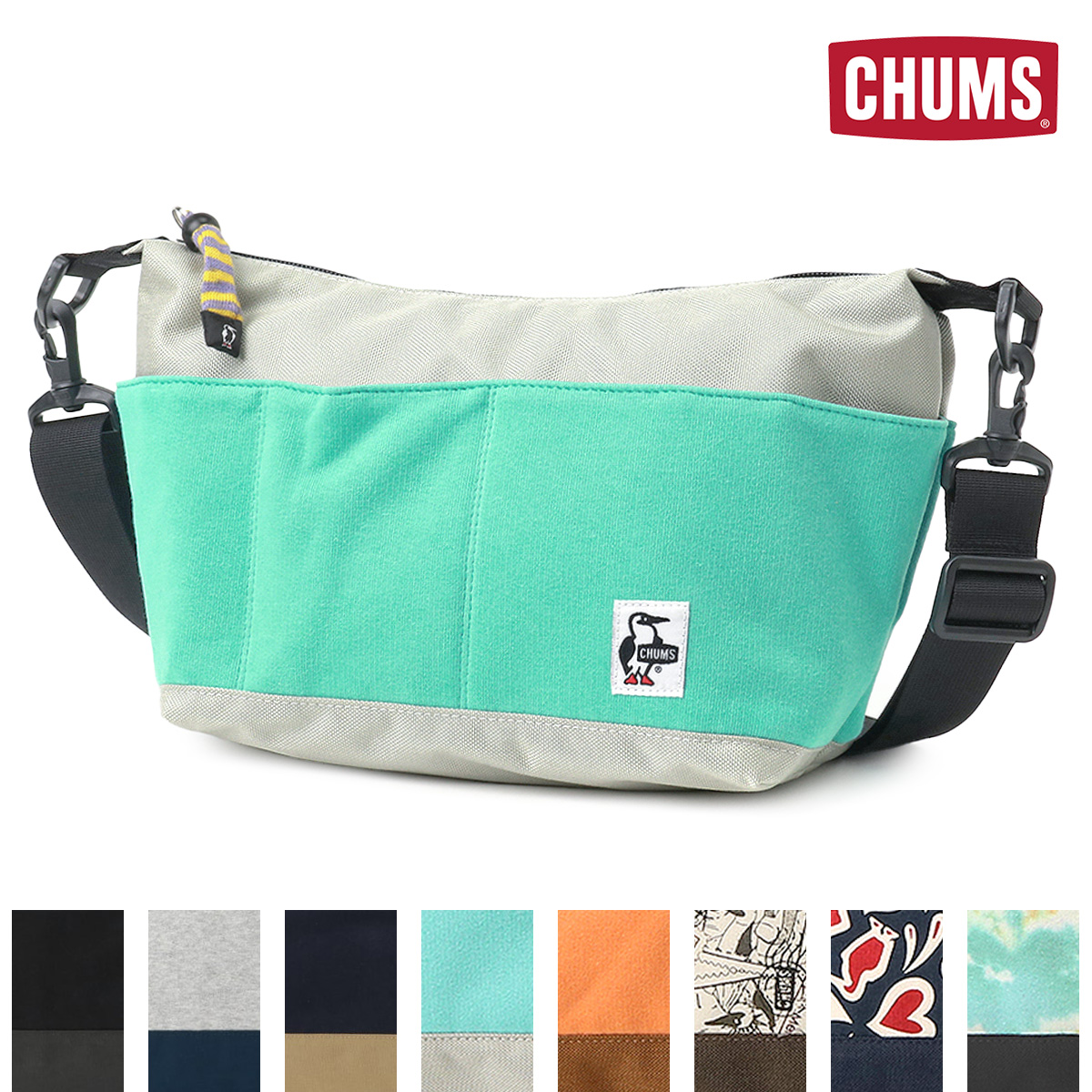 CHUMS チャムス ショルダーバッグ コレクトショルダー Collect Shoulder Sweat Nylon | CHUMS | 05