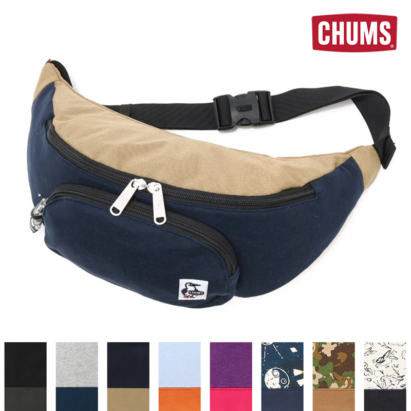 CHUMS チャムス ボディバッグ Fanny Pack Sweat Nylon ファニー