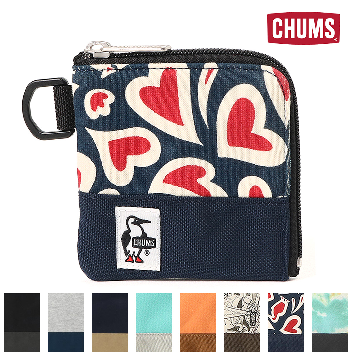 CHUMS チャムス コインケース Square Coin Case Sweat Nylon