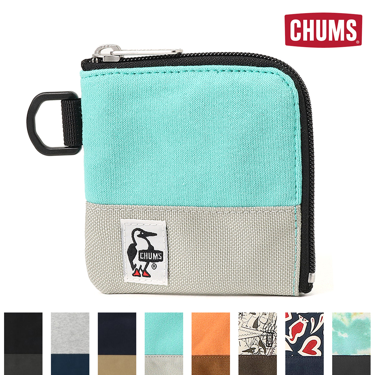CHUMS チャムス コインケース Square Coin Case Sweat Nylon
