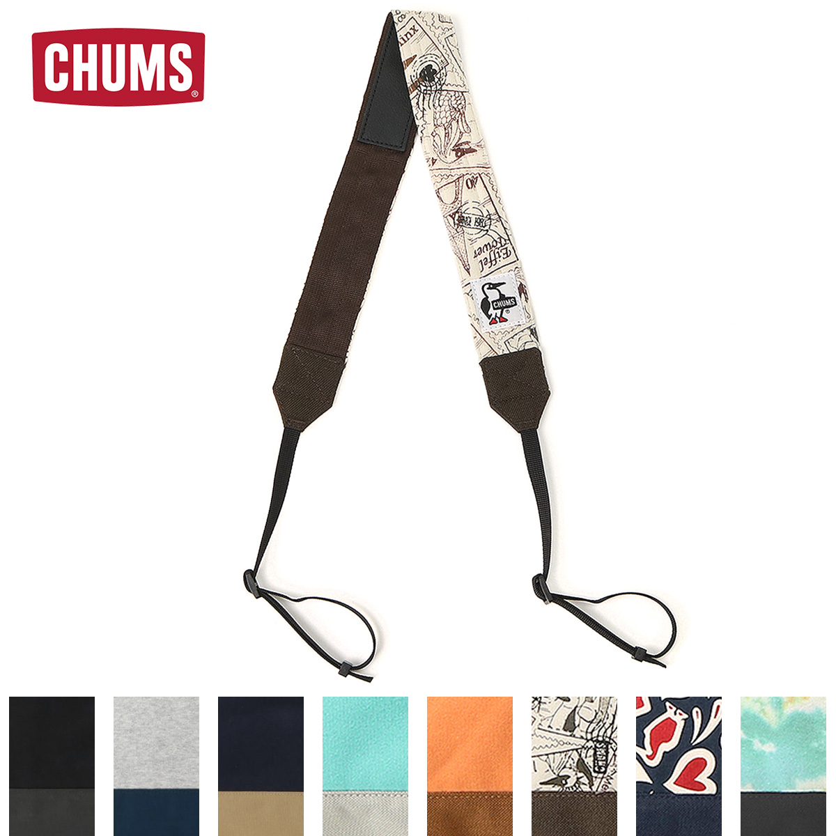 セール CHUMS チャムス カメラストラップ Camera Strap 3.8 スウェットナイロン Sweat Nylon | CHUMS | 06