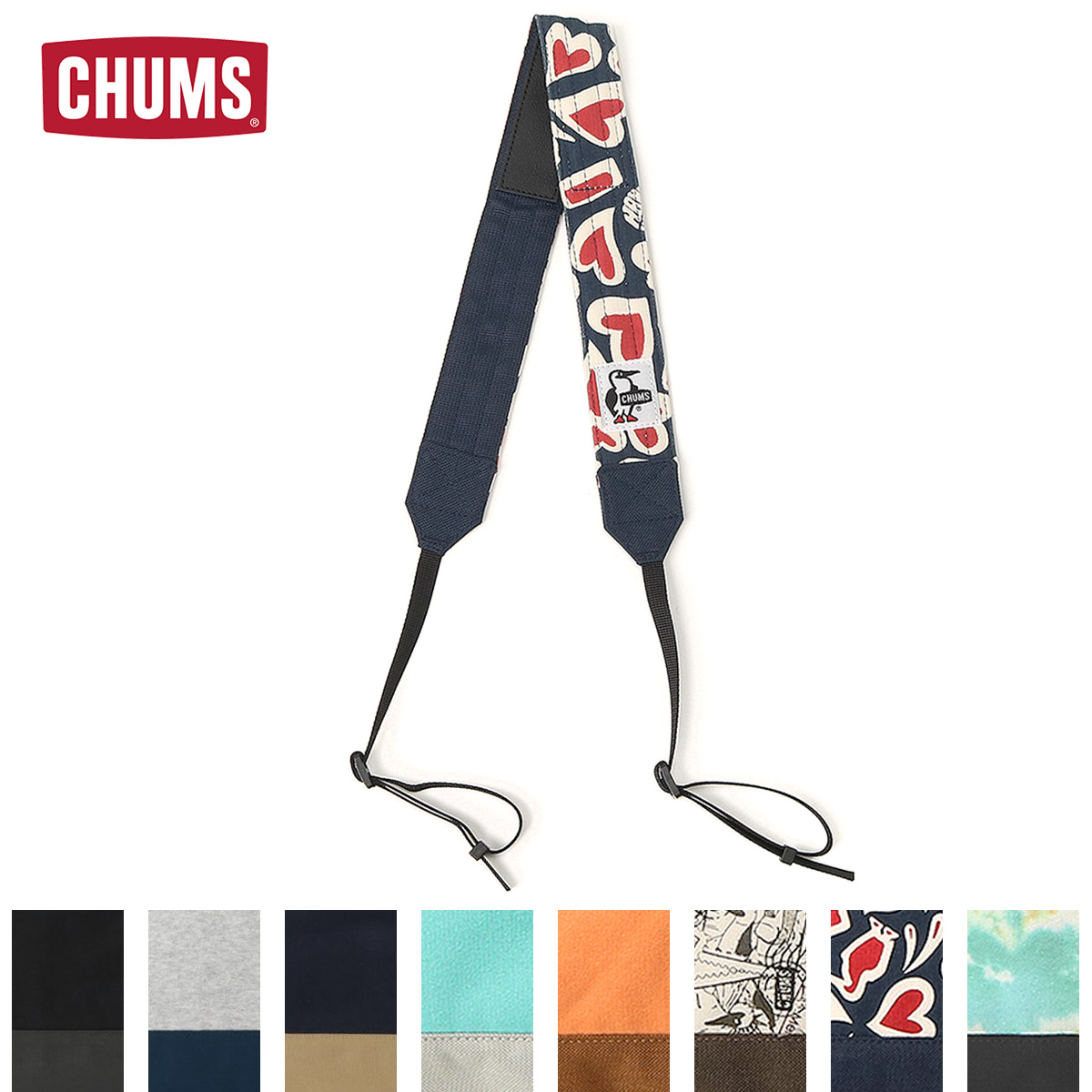 セール CHUMS チャムス カメラストラップ Camera Strap 3.8 スウェットナイロン Sweat Nylon | CHUMS | 07