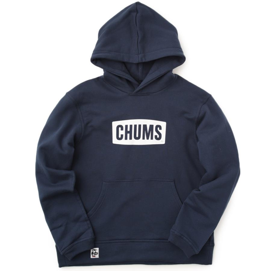 CHUMS チャムス ロゴ プルオーバー パーカー Logo Pullover Parka｜2m50cm｜04