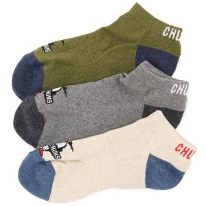 CHUMS チャムス 靴下 3P Booby CHUMS Ankle Socks ブービー アンクル...