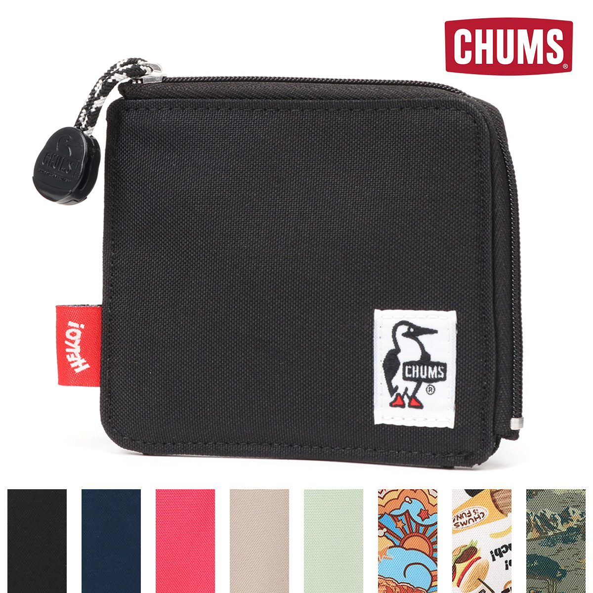 CHUMS セール チャムス 財布 リサイクル エルシェイプト ジップ