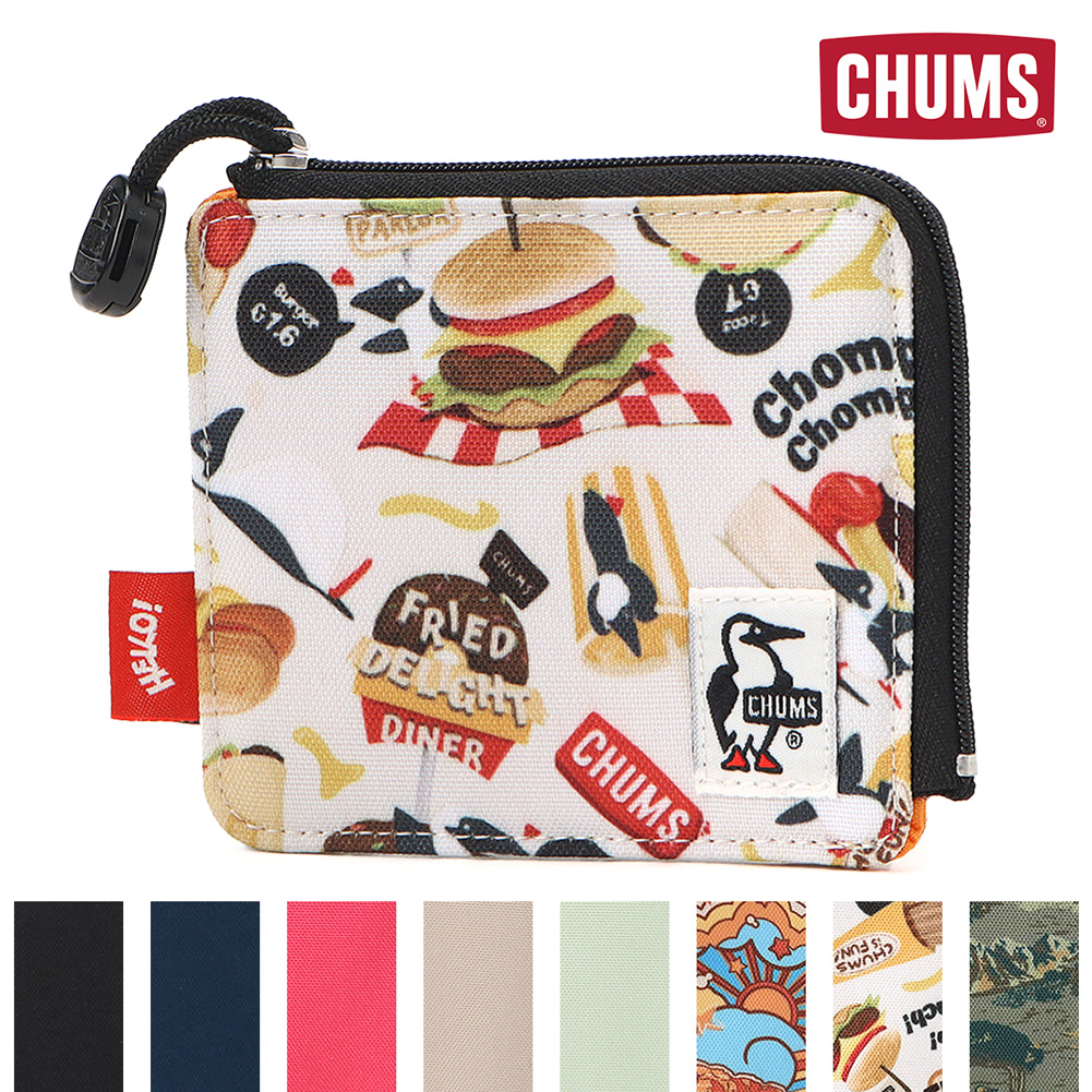 チャムス 財布 L字ジップウォレット トラベルウォレット CHUMS