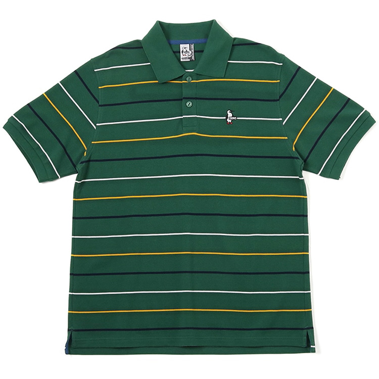 CHUMS チャムス ポロシャツ Booby Border Polo Shirt ブービー ボーダー...