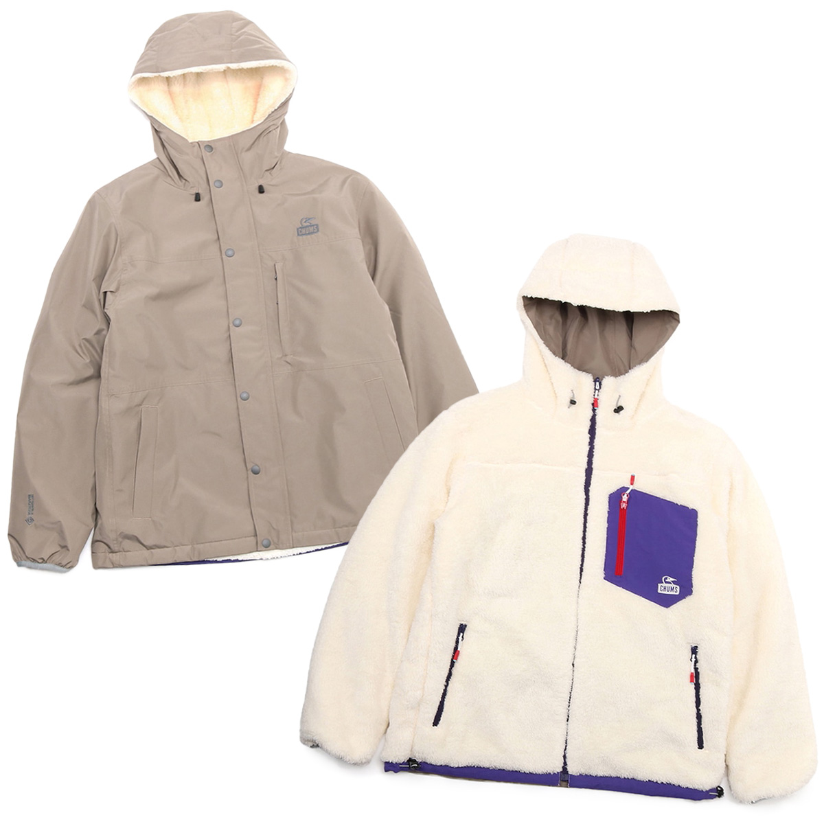 セール CHUMS チャムス Elmo Gore-Tex WINDSTOPPER Reversible Hoodie