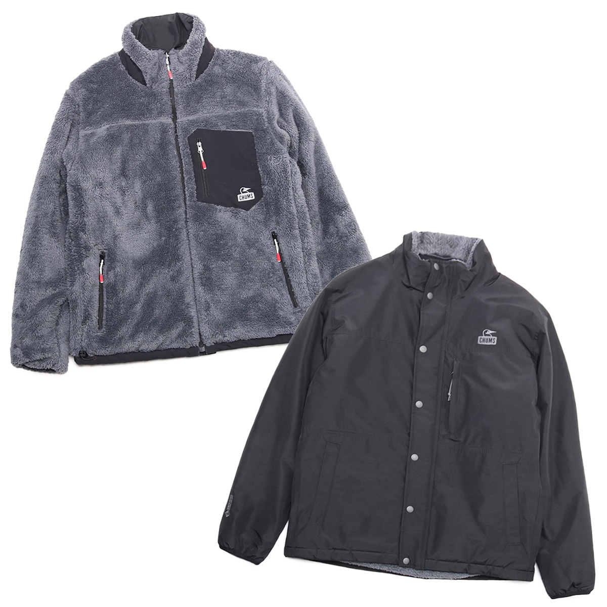 セール CHUMS チャムス Elmo Gore-Tex WINDSTOPPER Reversible Jacket エルモ ゴアテックス  ウィンドストッパー リバーシブルジャケット