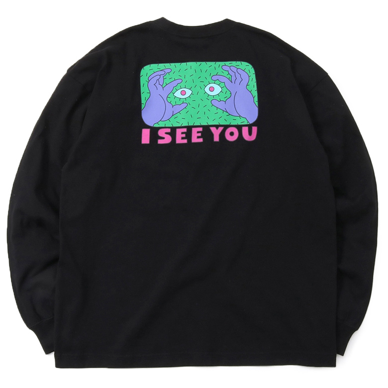 セール チャムス CHUMS SAYORI WADA Oversized I SEE YOU L/S T-Shirt サヨリワダ オーバーサイズド  アイシーユー ロングスリーブTシャツ