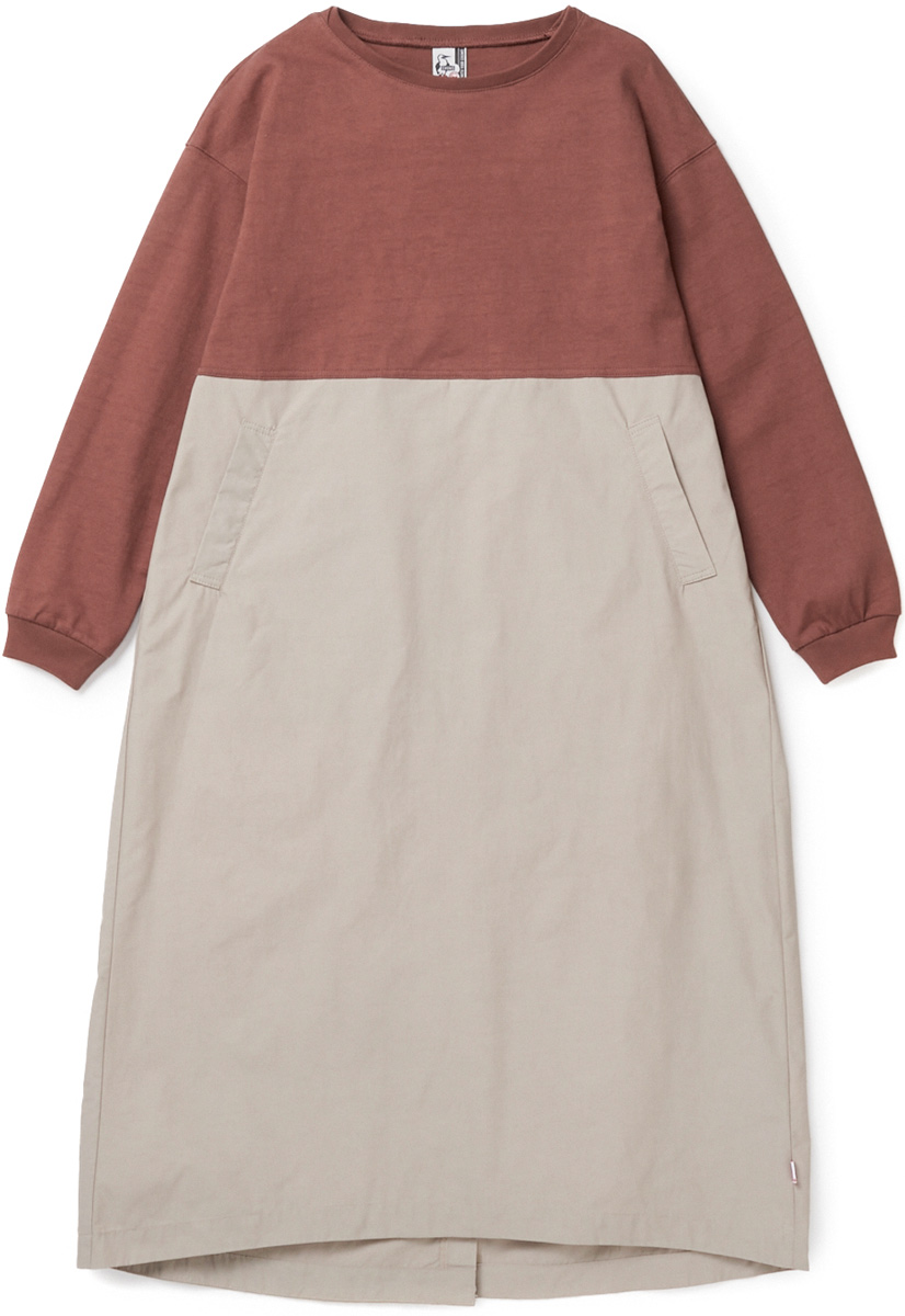 セール CHUMS チャムス ワンピース Heavy Weight Utility Pocket L/S Dress ヘビーウェイト  ユーティリティポケット 長袖ドレス