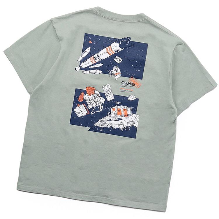 CHUMS Moon Camp Site T-Shirt チャムス ムーンキャンプサイト Tシャツ 半袖｜2m50cm｜03