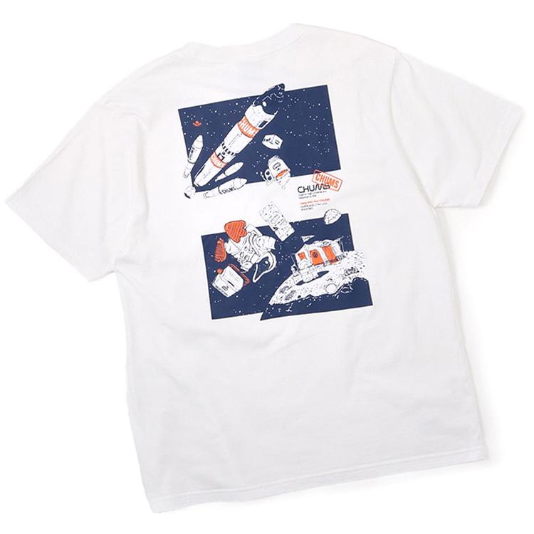 CHUMS Moon Camp Site T-Shirt チャムス ムーンキャンプサイト Tシャツ 半袖｜2m50cm｜04