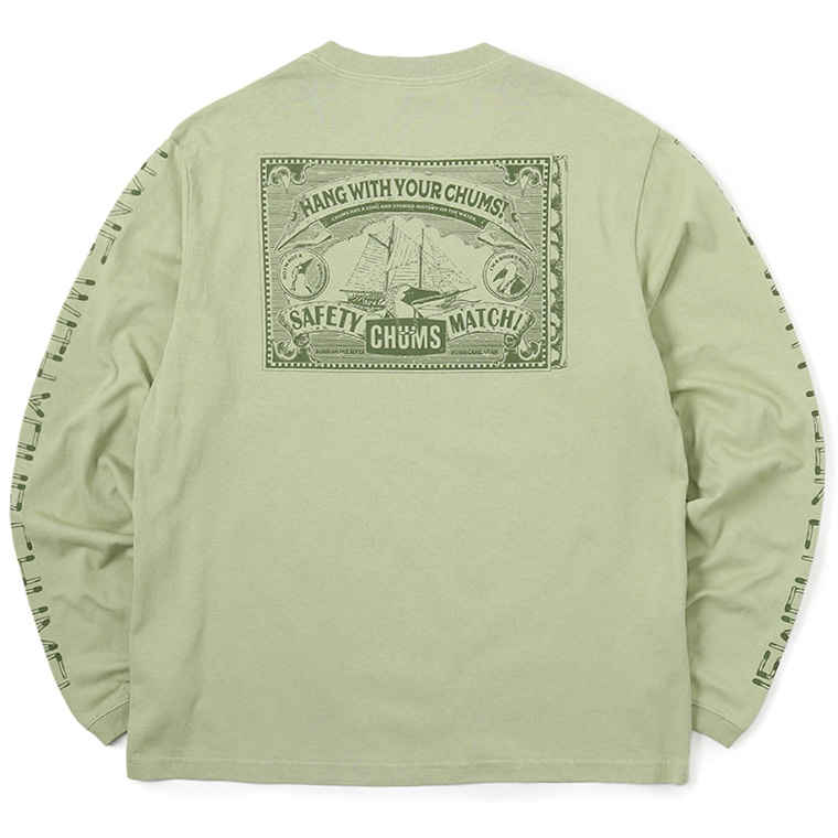 セール Anti-Bug CHUMS Safety Match L/S T-Shirt アンチバグ ...