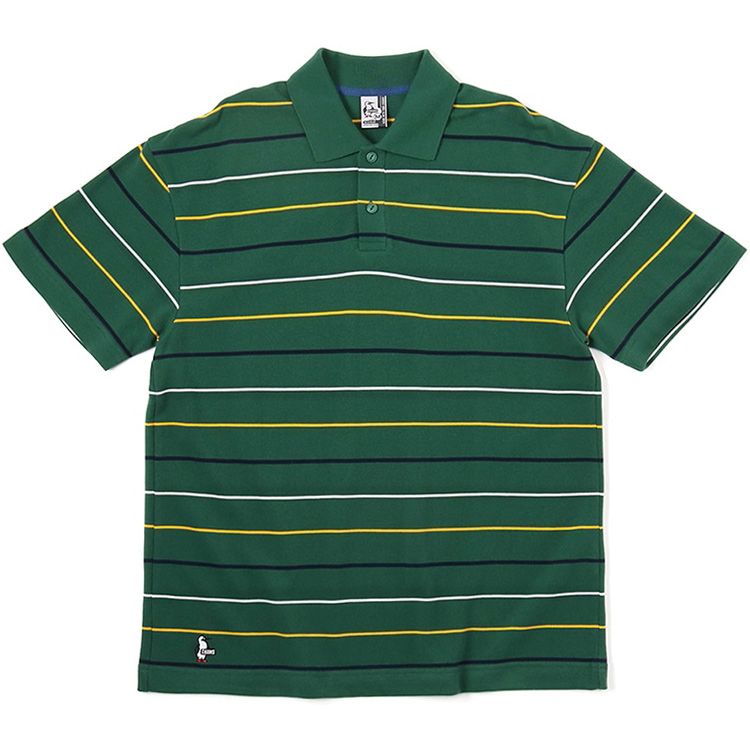CHUMS チャムス ポロシャツ Oversized Booby Border Polo Shirt...