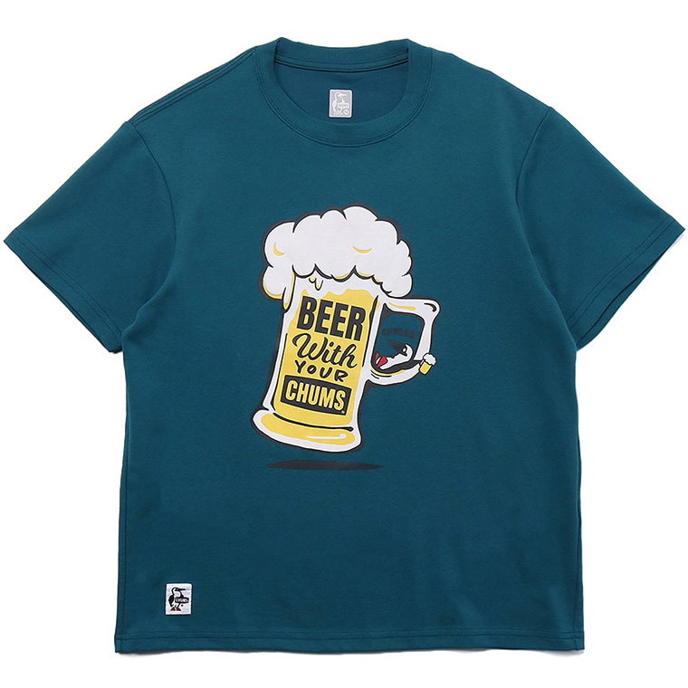 CHUMS Tシャツ BEER With Your CHUMS T-Shirt ビールウィズユアチャ...