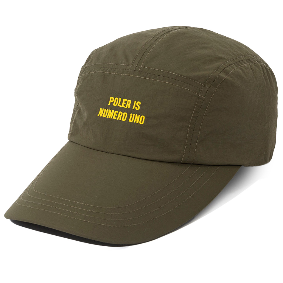セール 帽子 POLeR ポーラー 5P NYLON LONGVISOR CAP 5パネル ナイロン...