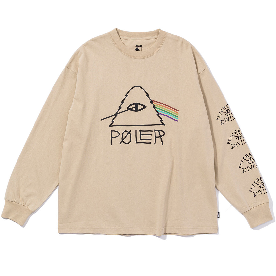 POLeR ポーラー PSYCHEDELIC RELAX FIT L/S TEE 長袖 Tシャツ ロ...